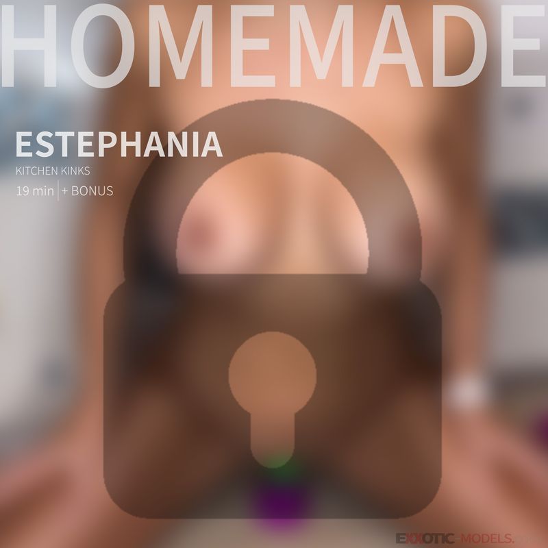 Estephania’s 19-Minute Kitchen Fantasy: Lingerie & Toys